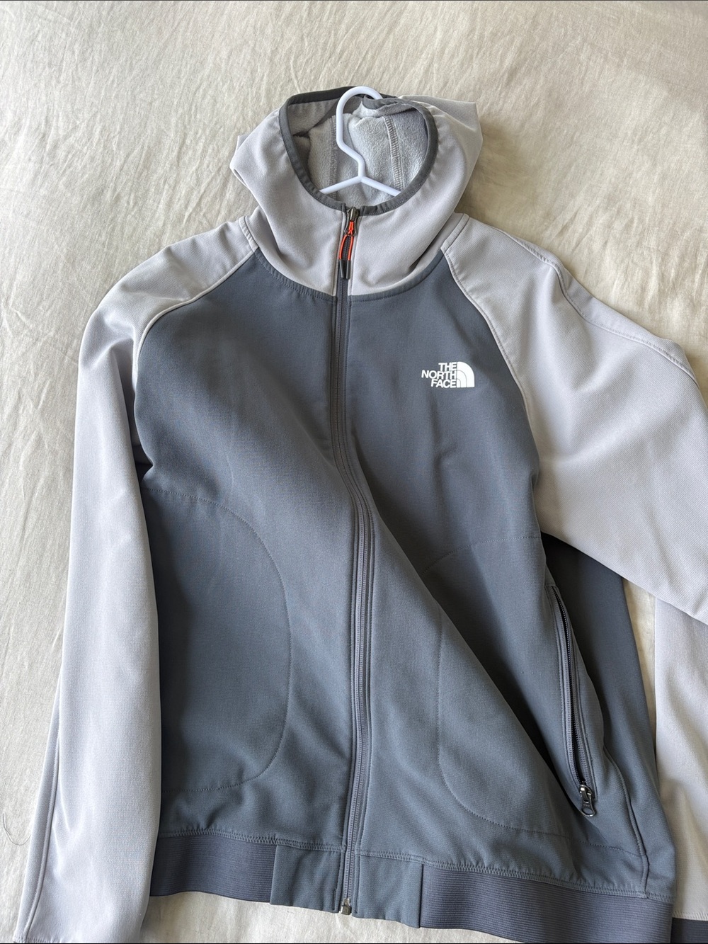 The North Face Men's Two-Tone Gray Full-Zip Performance Jacket